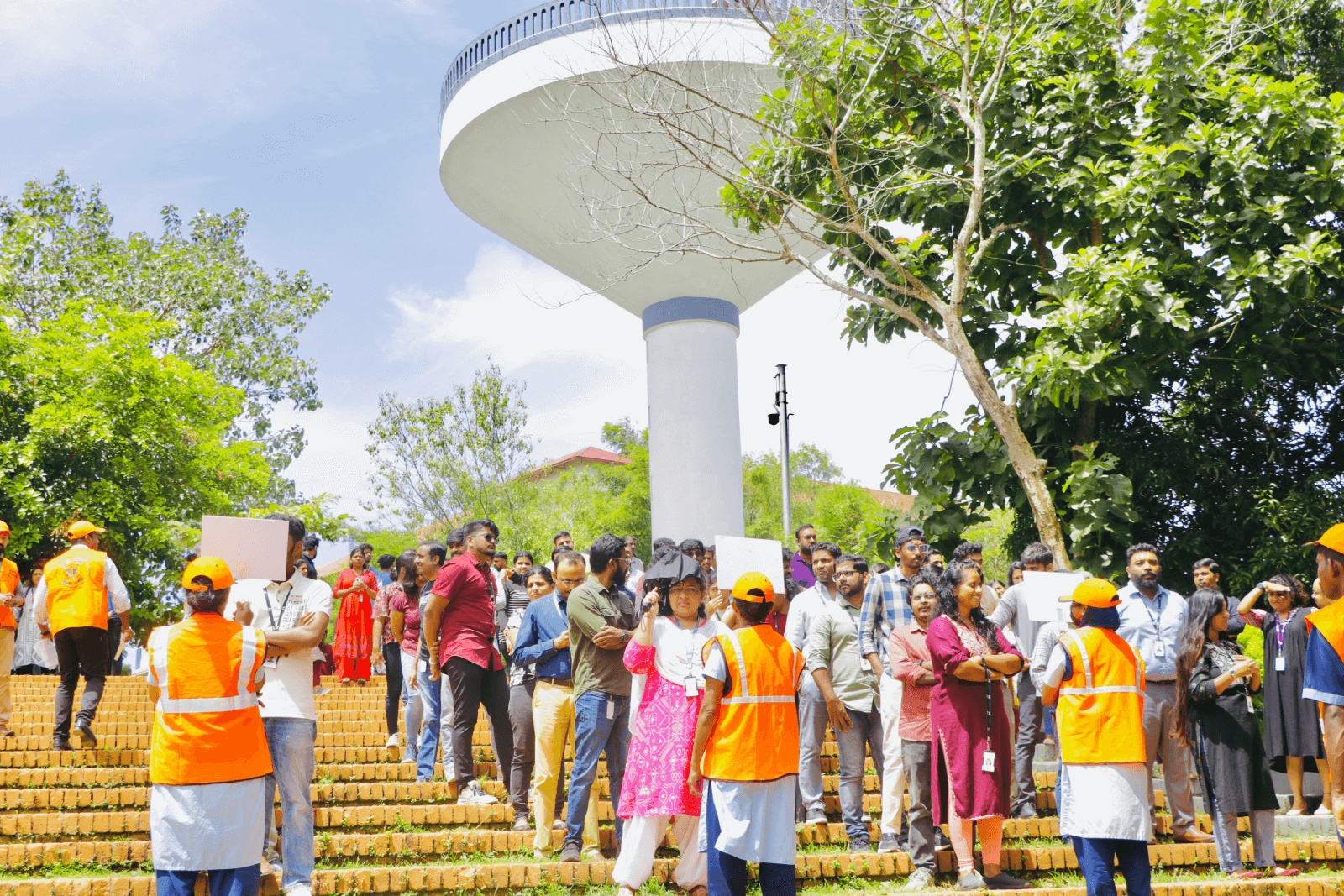 Employees of Thejaswini, Pampa, Periyar and Park Centre participated in the drill.