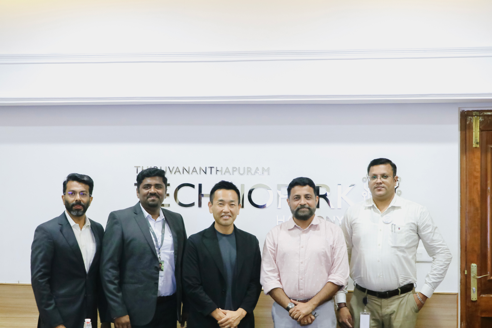 Team Technopark with the esteemed guests visiting Technopark.